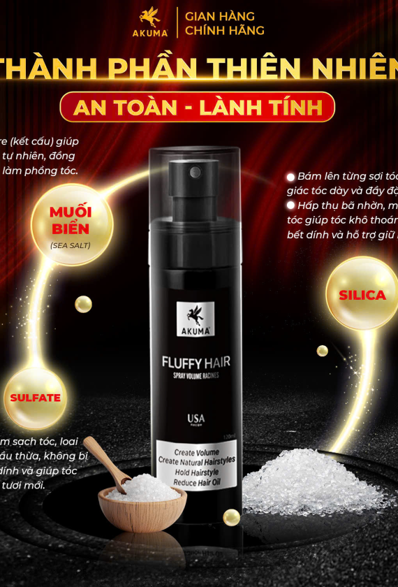 Akuma Fluffy Hair Spray