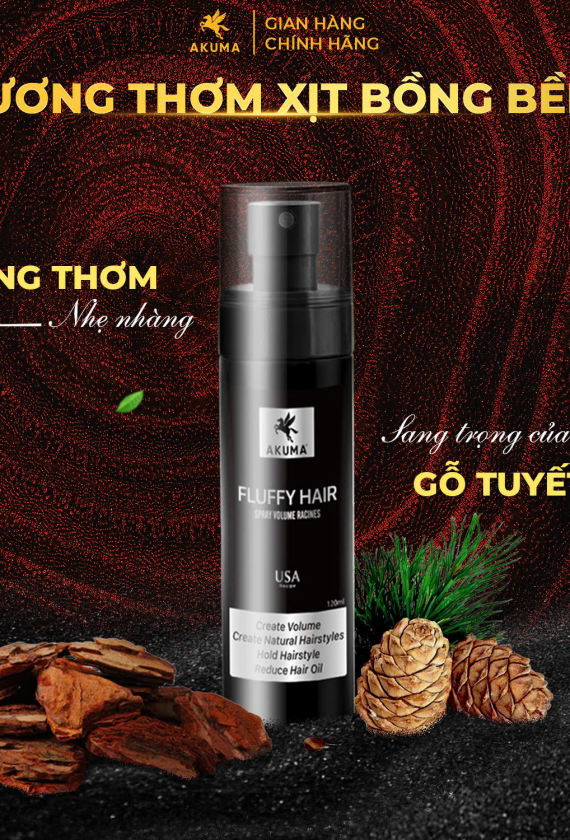 Akuma Fluffy Hair Spray